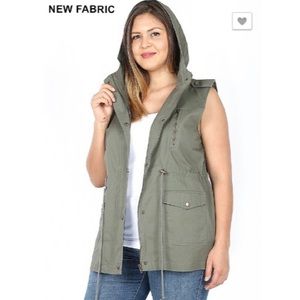 Plus size Utility Fashion Vest